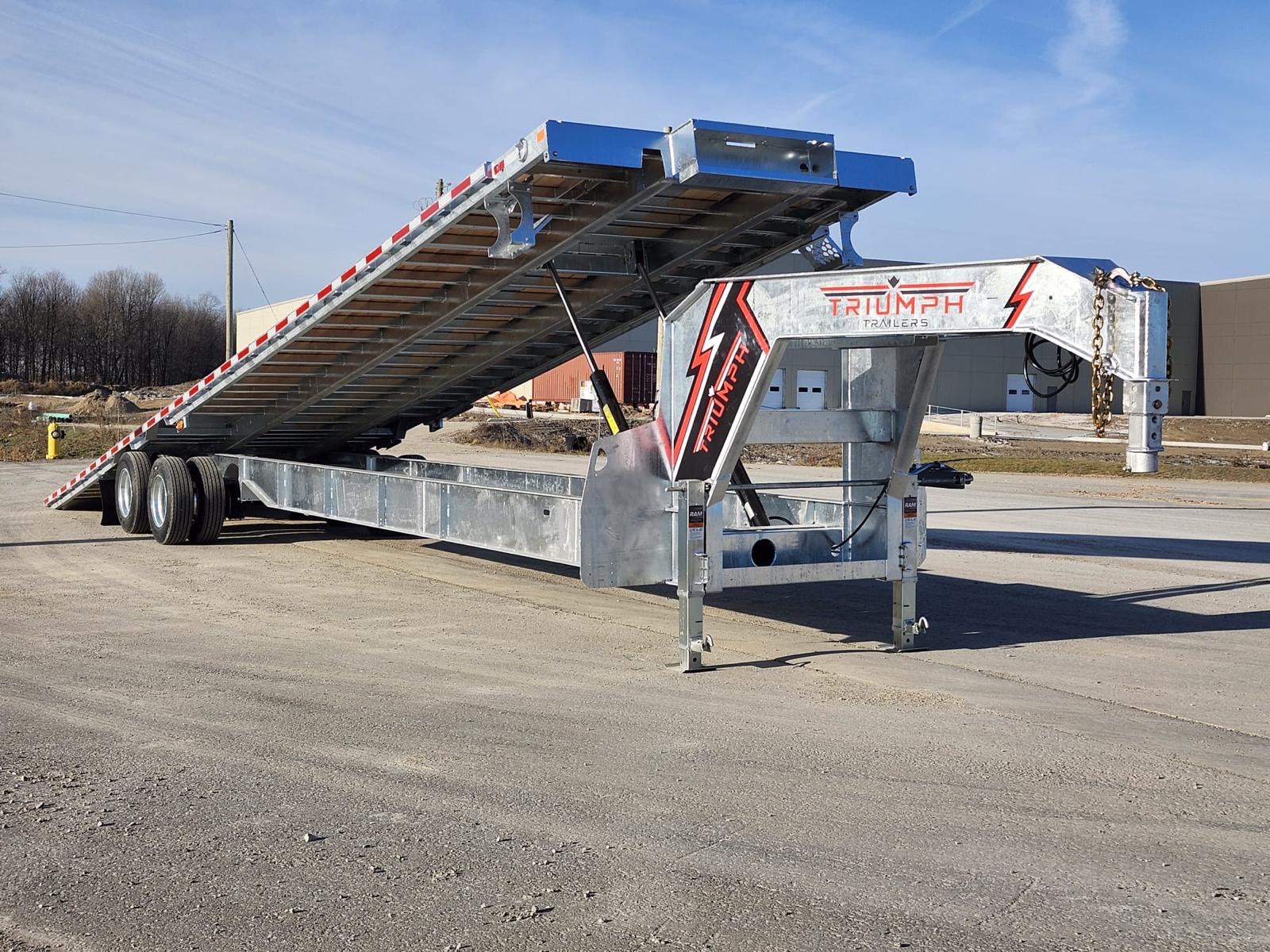 New 2027 TRIUMPH TRAILERS GALVANIZED SEA CAN GOOSENECK TILT - Image 2