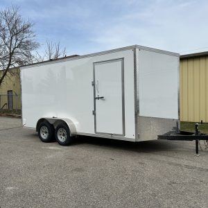 New 2025 Triumph Trailers 7X14 Powder Coated Steel Enclosed Cargo Trailer
