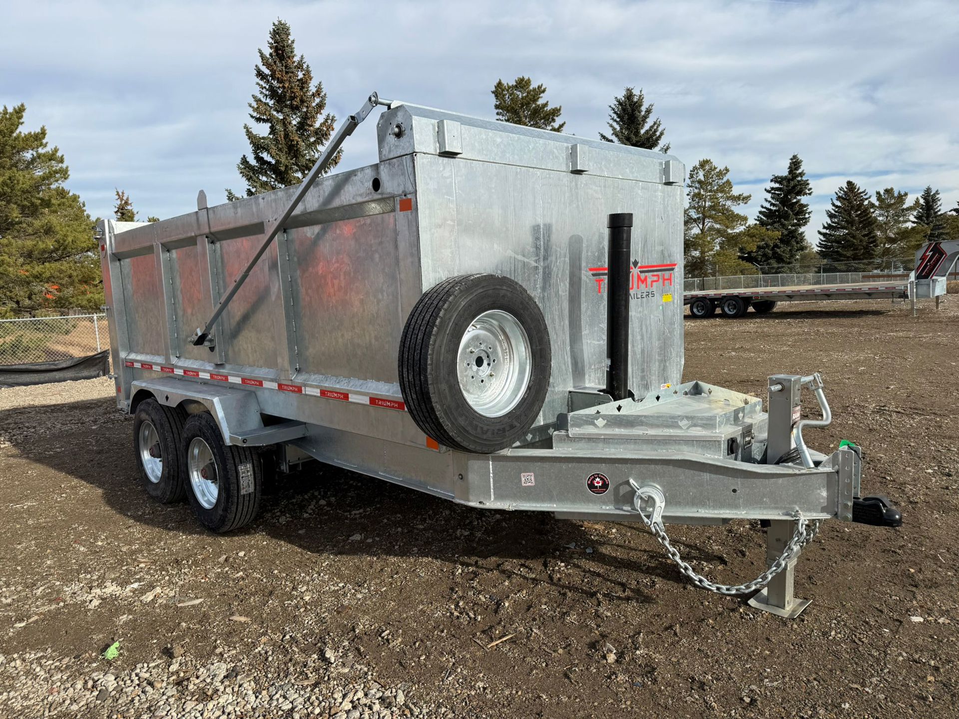 New 2026 Triumph Trailers Galvanized High Side Dump Trailer