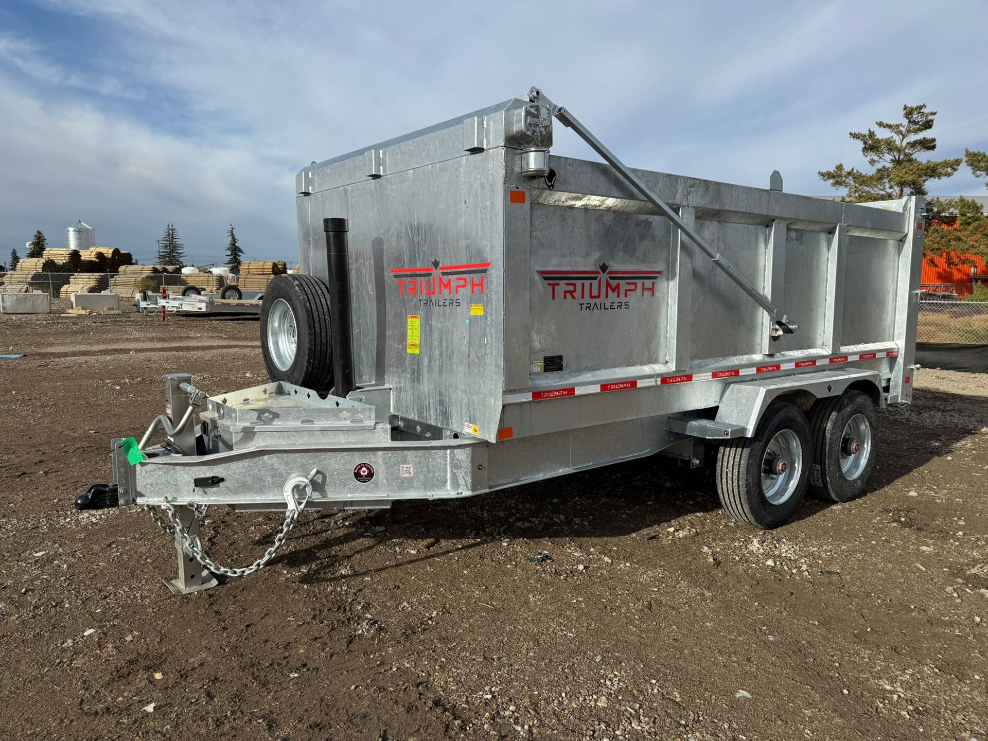 New 2026 Triumph Trailers Galvanized High Side Dump Trailer - Image 2
