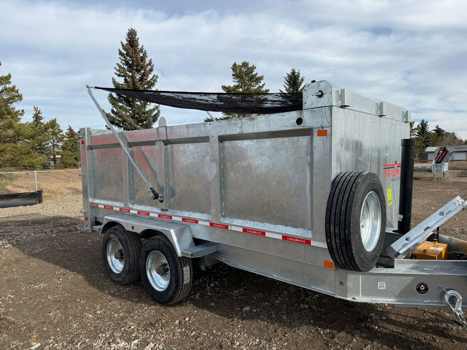 New 2026 Triumph Trailers Galvanized High Side Dump Trailer - Image 3